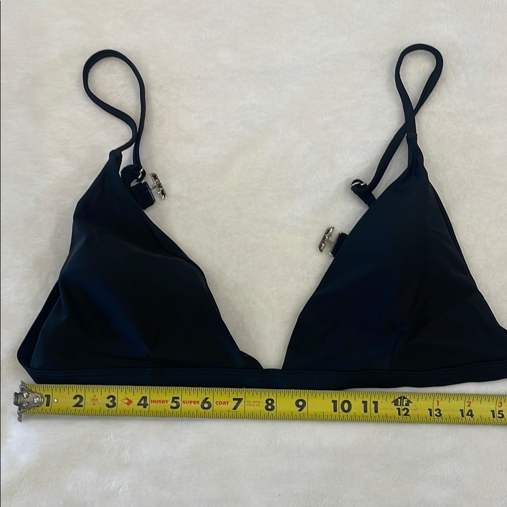 Black Triangle Bikini Top only nwot xl